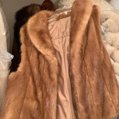 Fun and sporty mink vest