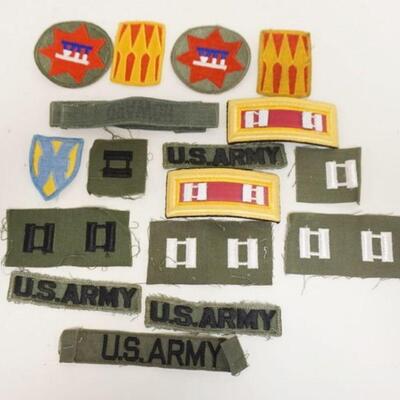 1091	LOT OF MILITARY PATCHES
