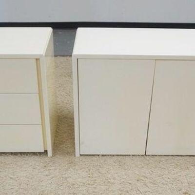 1116	2 MODERN CHESTS OF DRAWERS, 55 IN X 20 IN X 29 IN HIGH & 37 1/2 IN X 20 IN X 29 IN HIGH

