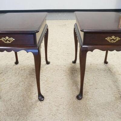 1119	PAIR OF STATTON TRUTYPE AMERICANA NIGHTSTANDS, ONE DRAWER, 27 1/4 IN X 18 1/4 IN X 25 1/4 IN HIGH
