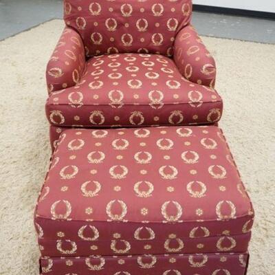 1123	SOUTHWOOD PREFERRED UPHOLSTERED ARM CHAIR W/MATCHING OTTOMAN
