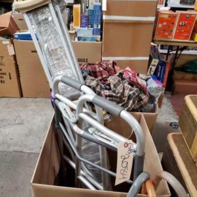 #2084 â€¢ Crutches, Canes, And Walker