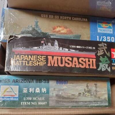 #1440 â€¢ Box Of Model Military Vehicles