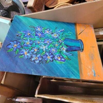 #3224 â€¢ Picture Frames Of Various Sizes And Art Work