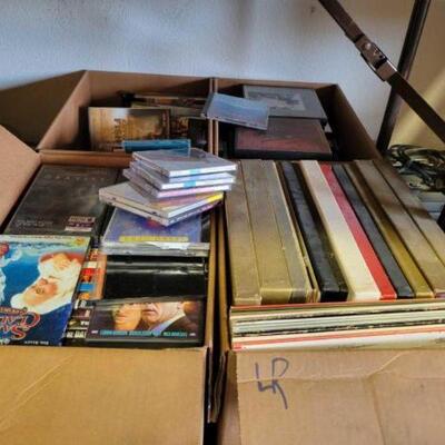 #3054 â€¢ DVDS, CDs, And Vinyl Records DVDS, CDs, 8 Tracks, And Vinyl Records