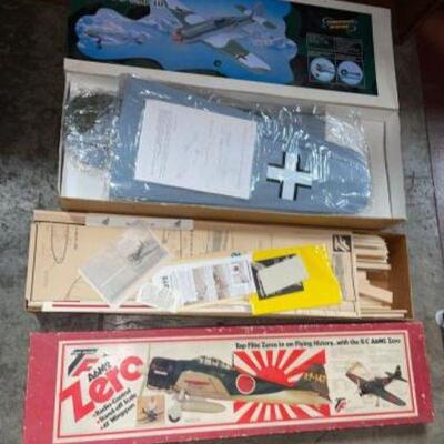 #1374 â€¢ 2 model planes Includes top flute and sportsman Aviation