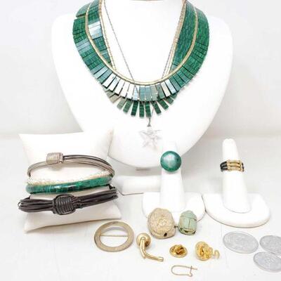308: https://wavebid.com/lotPreview.html?lotId=40656001&direction=next#:~:text=Costume%20Jewelry,Coins%20and%20More!