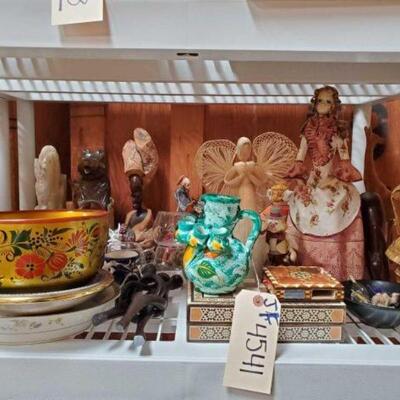 #4541 â€¢ Figurines, Teacups, Bowls & Mini Tea Set