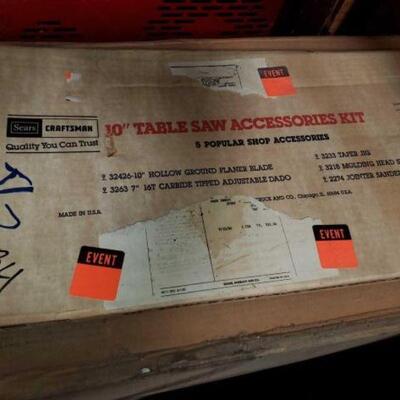 #2134 â€¢ NOS Craftsman 10" Table Saw and Accessories Kit