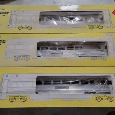 #1302 â€¢ 3 Aristo Craft Trains #1 Guage Streamline Cars
