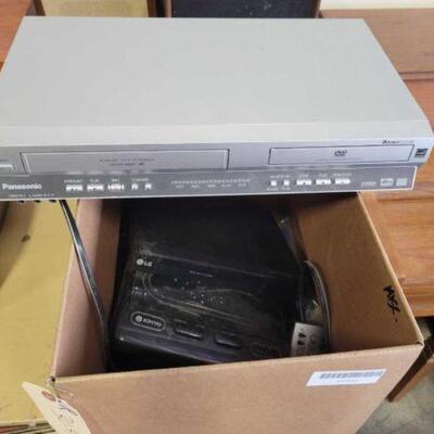 #3038 â€¢ Panisonic VHS/CD Player, LG DVD Player, And More