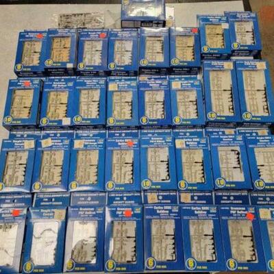 #1232 â€¢ 33 Boxes of Trumpeter 1/350 Scale Aircrafts