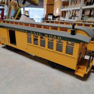 #1328 â€¢ 3 G-Scale Railcars