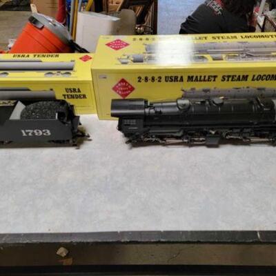 #1256 â€¢ Aristo Craft Trains #1 Guage 2-8-8-2 USRA Mallet Steam Locomotive and USRA Tender
