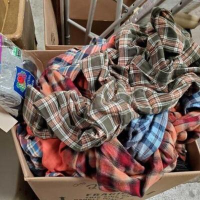 #2082 â€¢ Flannels, Shirts, Blanket, Wallet, And Watch Flannels, Shirts, Blanket, Wallet, And Watch