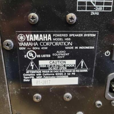 #3020 â€¢ 2 Yamaha Speakers And 2 Logitech Computer Speakers