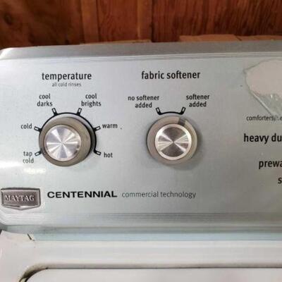 #4002 â€¢ Maytag Centennial Washer Measures Approx 27"x25"x42