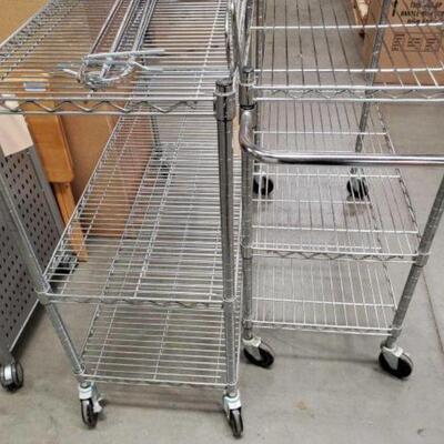 #4017 â€¢ 2 Rolling Carts

