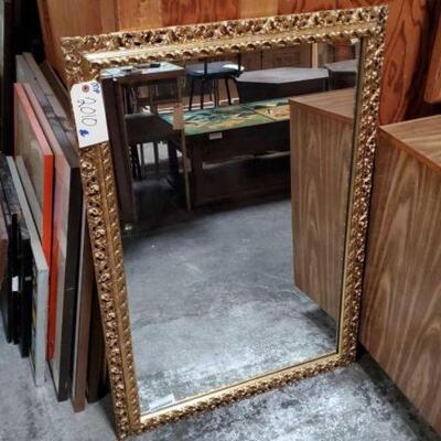 #2010 â€¢ Wall Mirror Measures Approx 28"x40"