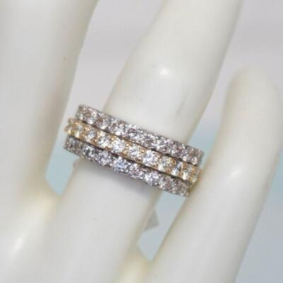 14K 1.75CT/TW DIAMOND BAND (SZ 7)