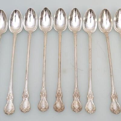 9 OLD MASTER STERLING SILVER ICED TEAS