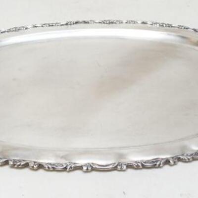 LARGE STERLING SILVER MID CENTURY TRAY
