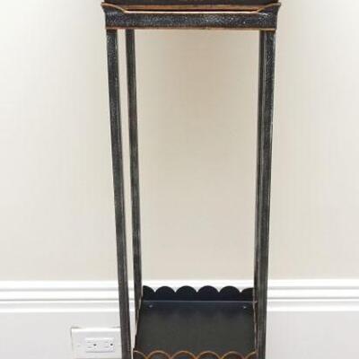 TOLE PAINTED METAL PLANT STAND