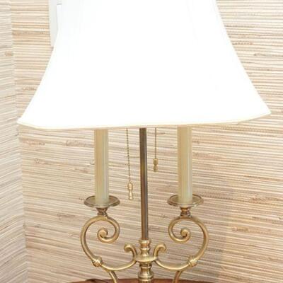 WILDWOOD SOLID BRASS TABLE LAMP