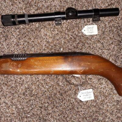 Sears and Roebuck Model 25 and a Sears scope