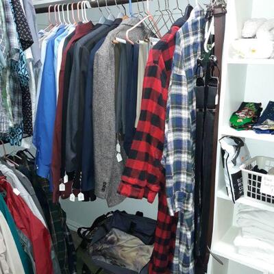 Big size men's clothing. Most are size 40 and up or XXL and XXXL.