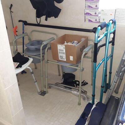 More handicap equipment and medical supplies in new condition