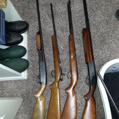 group shot of some of the guns