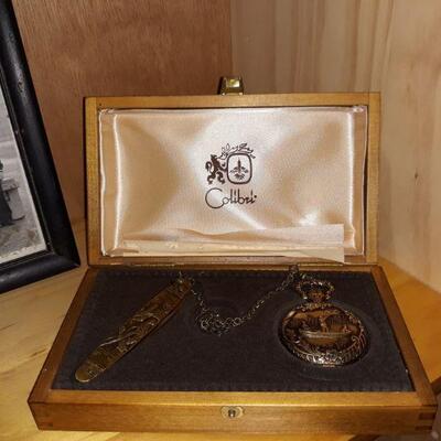 Calibri pocket watch set