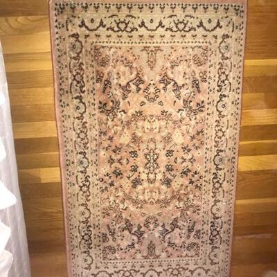 One of many silk and or wool area rugs - various sizes , some signed