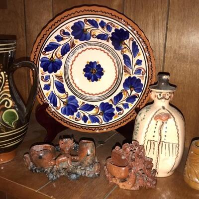 Unique pottery and 
