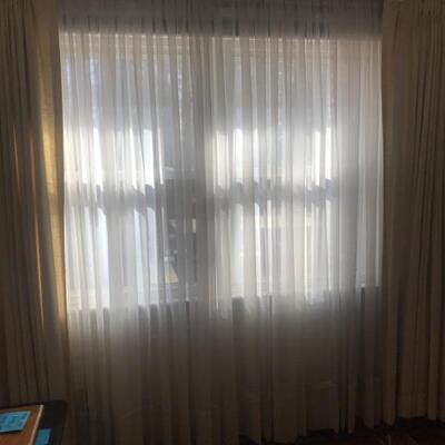 84” long Window treatments - Curtain panels & sheers are for sale - NOT the hardware please
