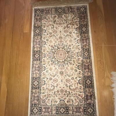 One of many silk and or wool area rugs - various sizes , some signed
