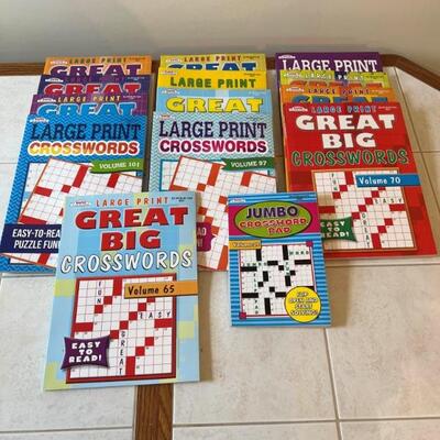 All new large print crossword books