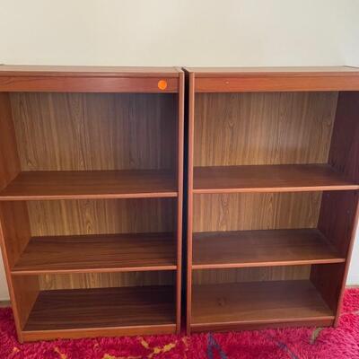 2 BOOKCASES $60.00 EACH