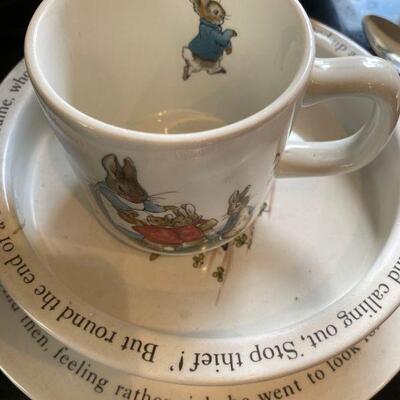 Peter Rabbit Wedgwood Beatrix Potter plate bowl cup