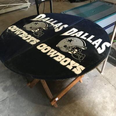 Portable Dallas Cowboys Picnic Table
