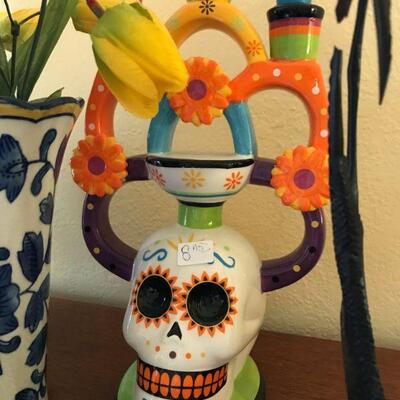 Day of the Dead Candle Stick Holders