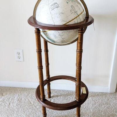 Vintage globe and stand
