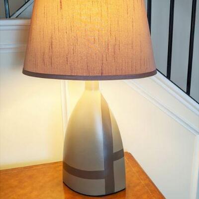 Contemporary lamp and shade