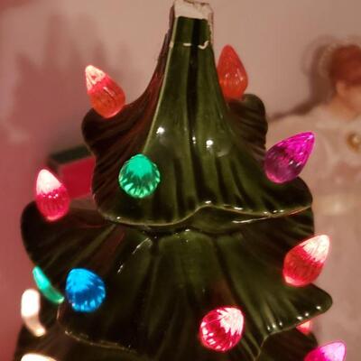 Vintage Ceramic Christmas Tree | Tip Broken