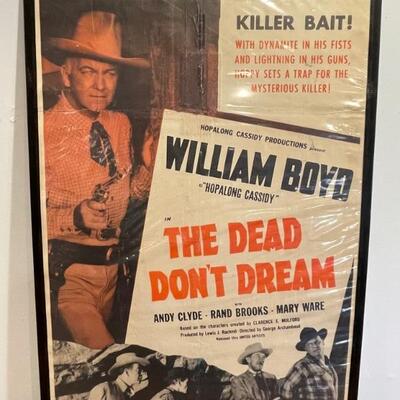Vintage Movie Poster - The Dead Don't Dream - 1947 - 48/690 
Lot #: 48