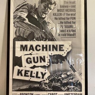 Vintage Movie Poster - Machine Gun Kelly - 1968 - 68/115 
Lot #: 47