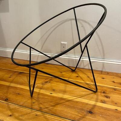 Mid Century Modern Iron Hoop Chair Frame 
Lot #: 16