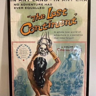 Vintage Movie Poster - The Lost Continent 
Lot #: 49