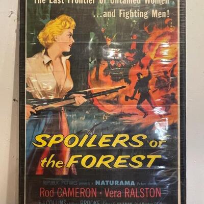 Vintage Movie Poster - Spoilers Of The Forest - Numbered 57/148 
Lot #: 46